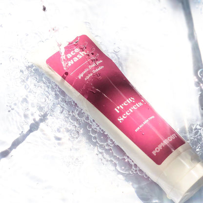 Pretty Secrets Face Wash & Cleanser ( Glycolic Acid + Alpha Arbutin ) - 100 ml