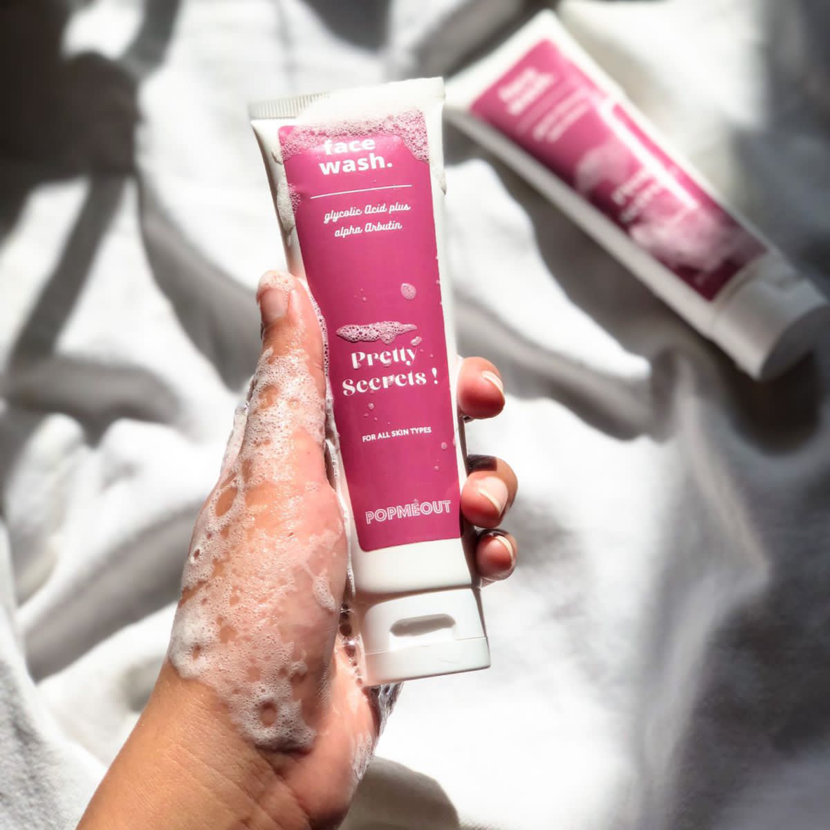 Pretty Secrets Face Wash & Cleanser ( Glycolic Acid + Alpha Arbutin ) - 100 ml